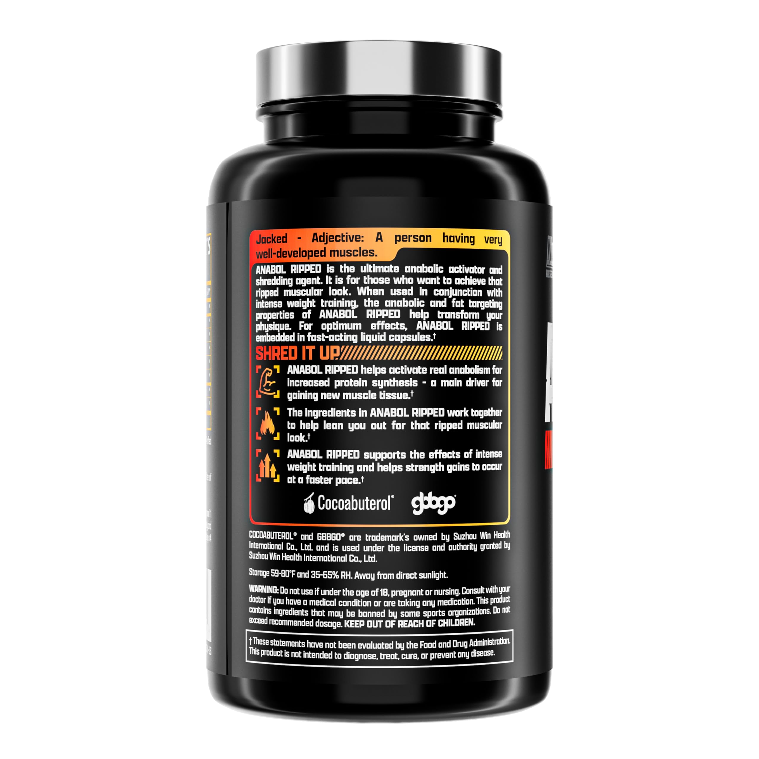Nutrex Research Anabol Ripped Anabolic Muscle Builder