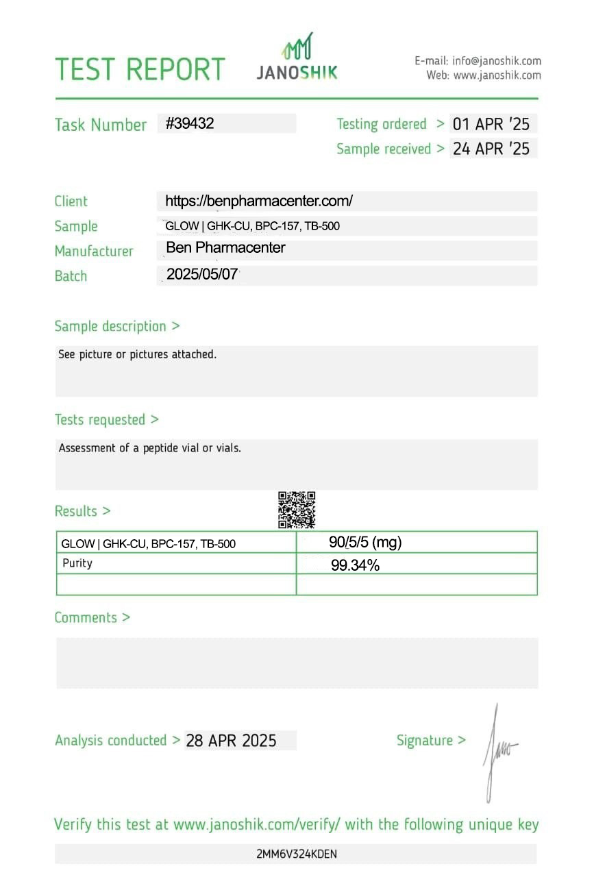 GLOW | GHK-CU, BPC-157, TB-500 - Image 3