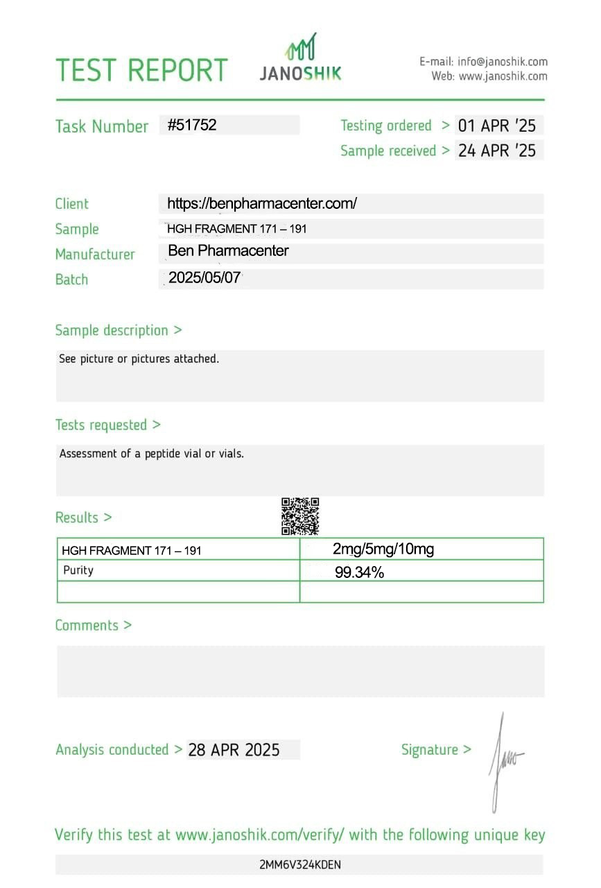 HGH Fragment 171 – 191 - Image 5